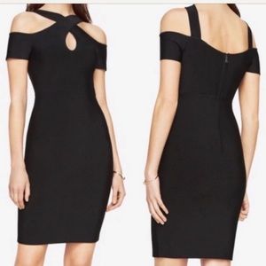 BCBG Max Azria, NWT, black mini dress, size XS.